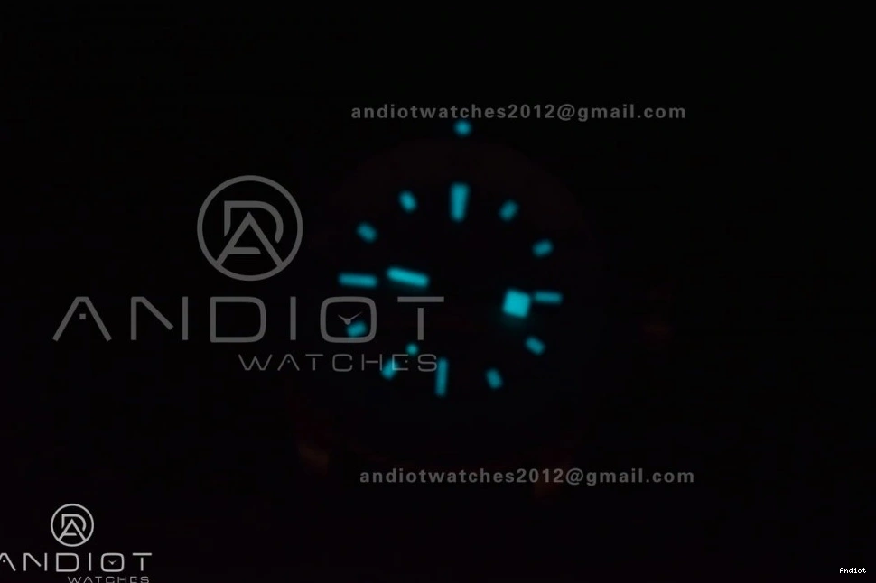 1:1 White Dial A2824 BLSF SS Automatic Strap SuperOcean Edition on 42 Blue Rubber Best 0423